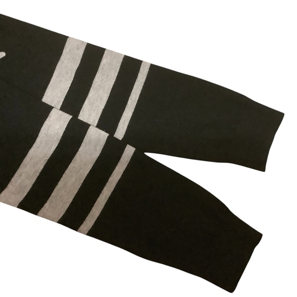 WORKSHOP REPUBLIC BLACK & GRAY LONG SLEEVE STARS & STRIPE SWEATER/ Size S - Picture 5 of 9